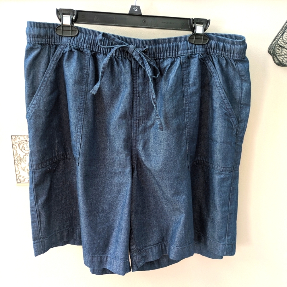 Style & Co Blue Denim Shorts